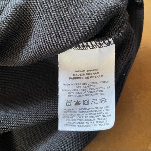 Nike Dri-Fit Black Cotton Blend Gym Fitness Running Lightweight Pullover Hoodie - Picture 9 of 10